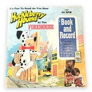 Vintage Peter Pan  records Huckleberry Hound at the Firehouse record